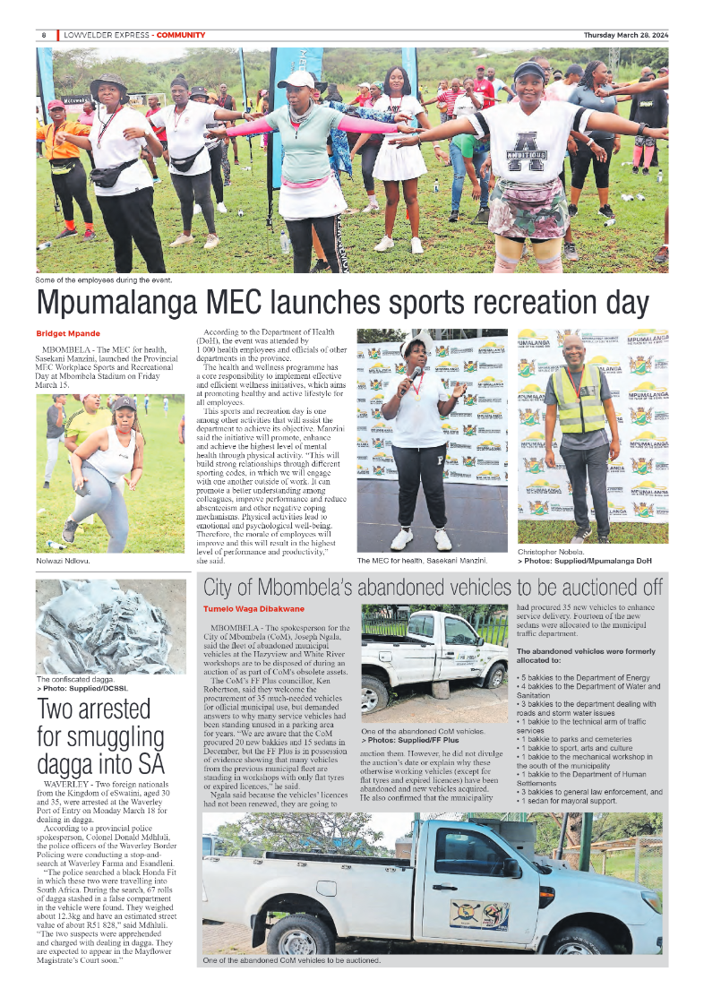 Lowvelder Express 28 March 2024 page 8