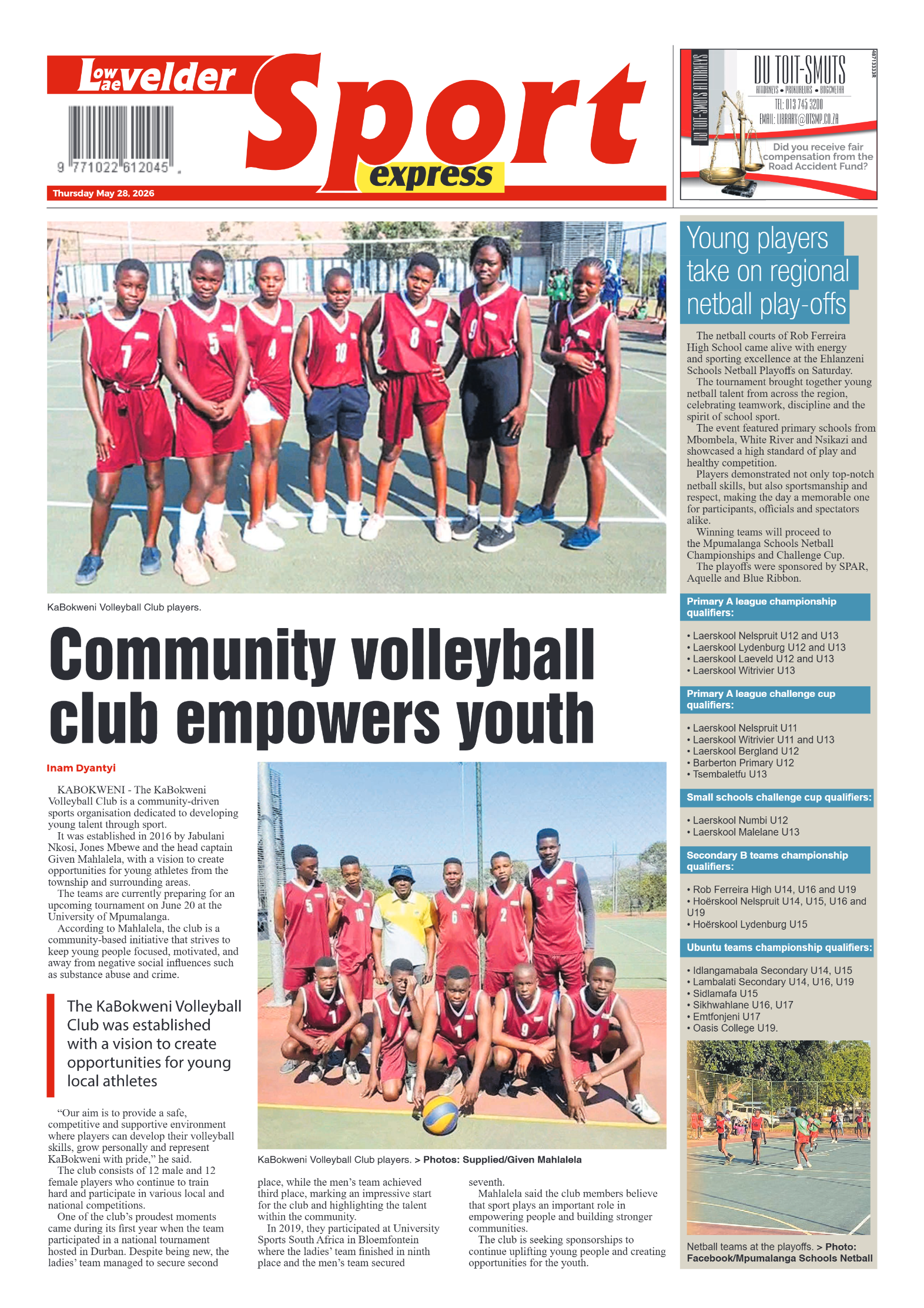 Lowvelder Express 28 May 2026 page 12