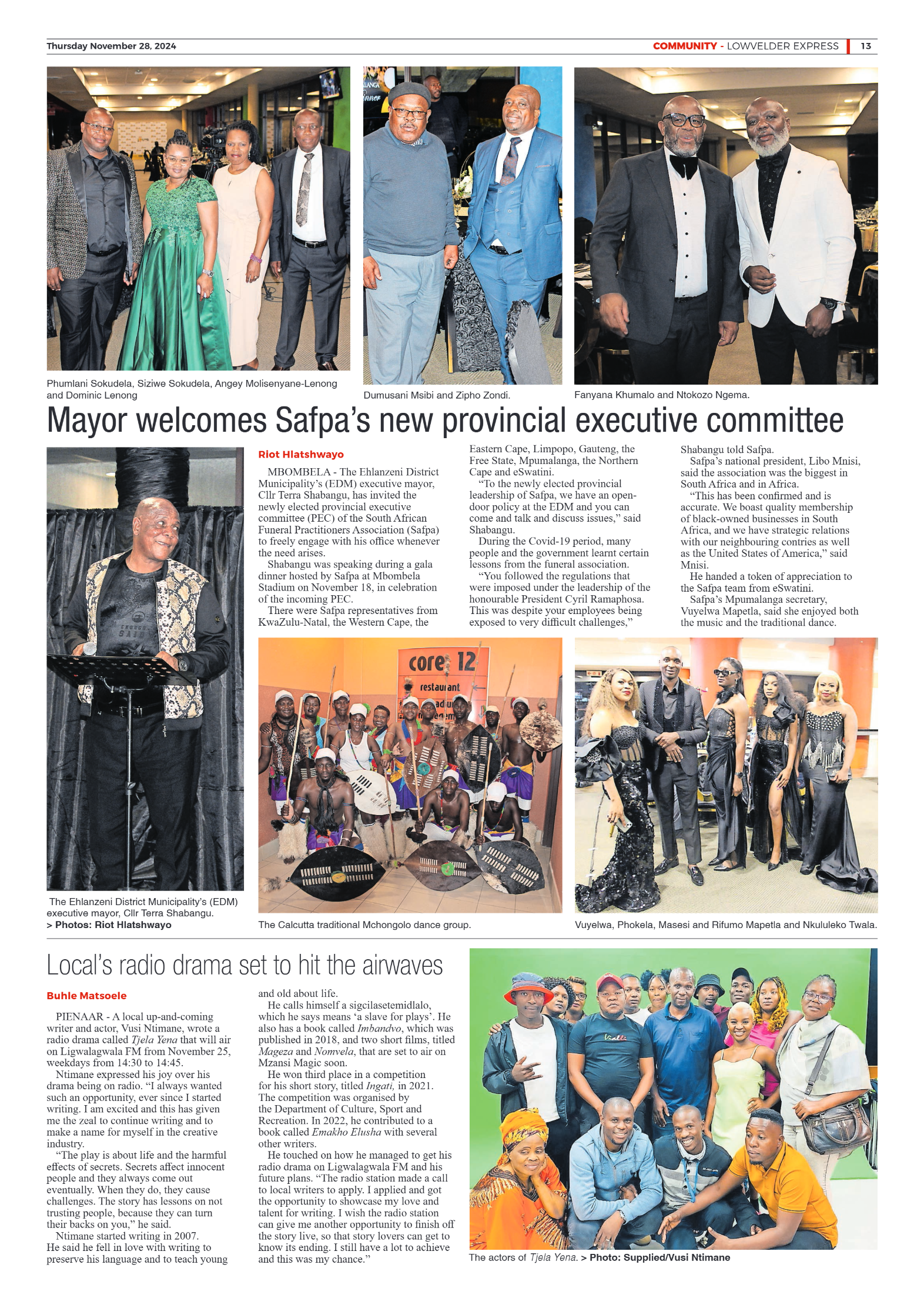 Lowvelder Express 28 November 2024 page 13