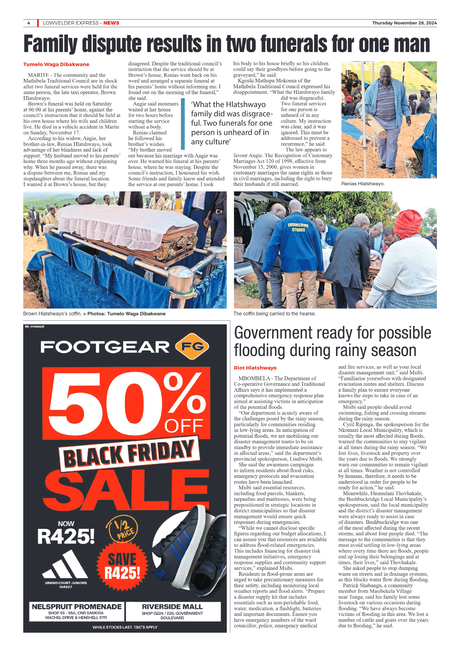 Lowvelder Express 28 November 2024 page 4