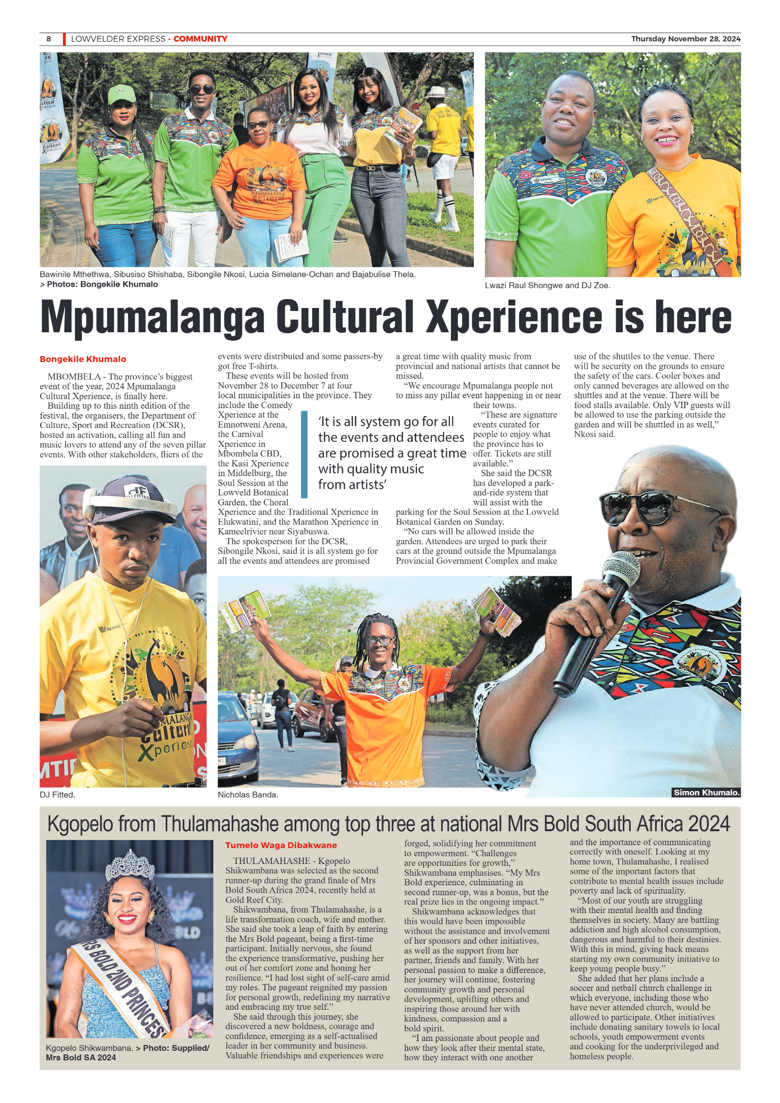 Lowvelder Express 28 November 2024 page 8