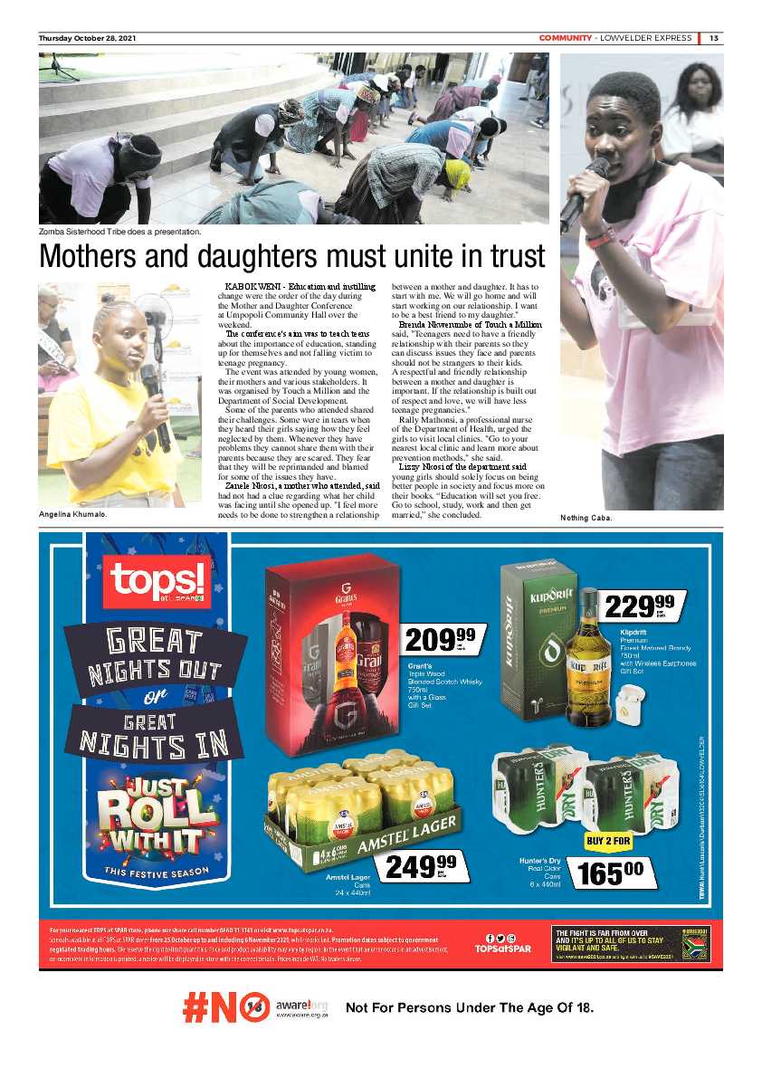 Lowvelder Express 28 October 2021 page 15