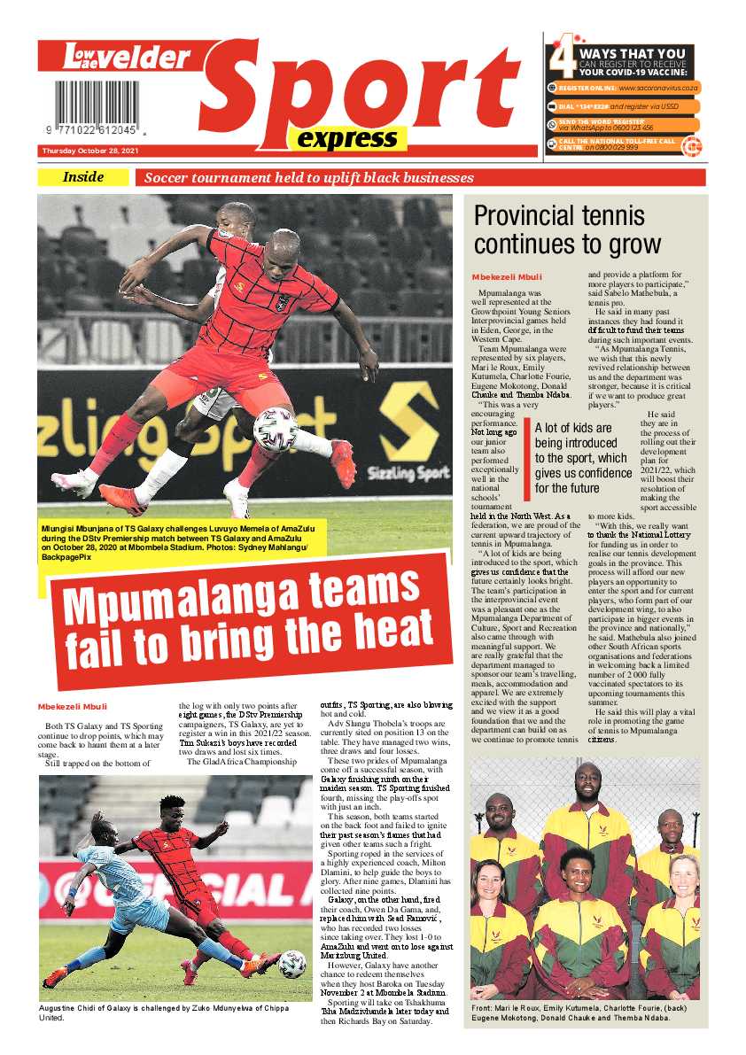 Lowvelder Express 28 October 2021 page 22