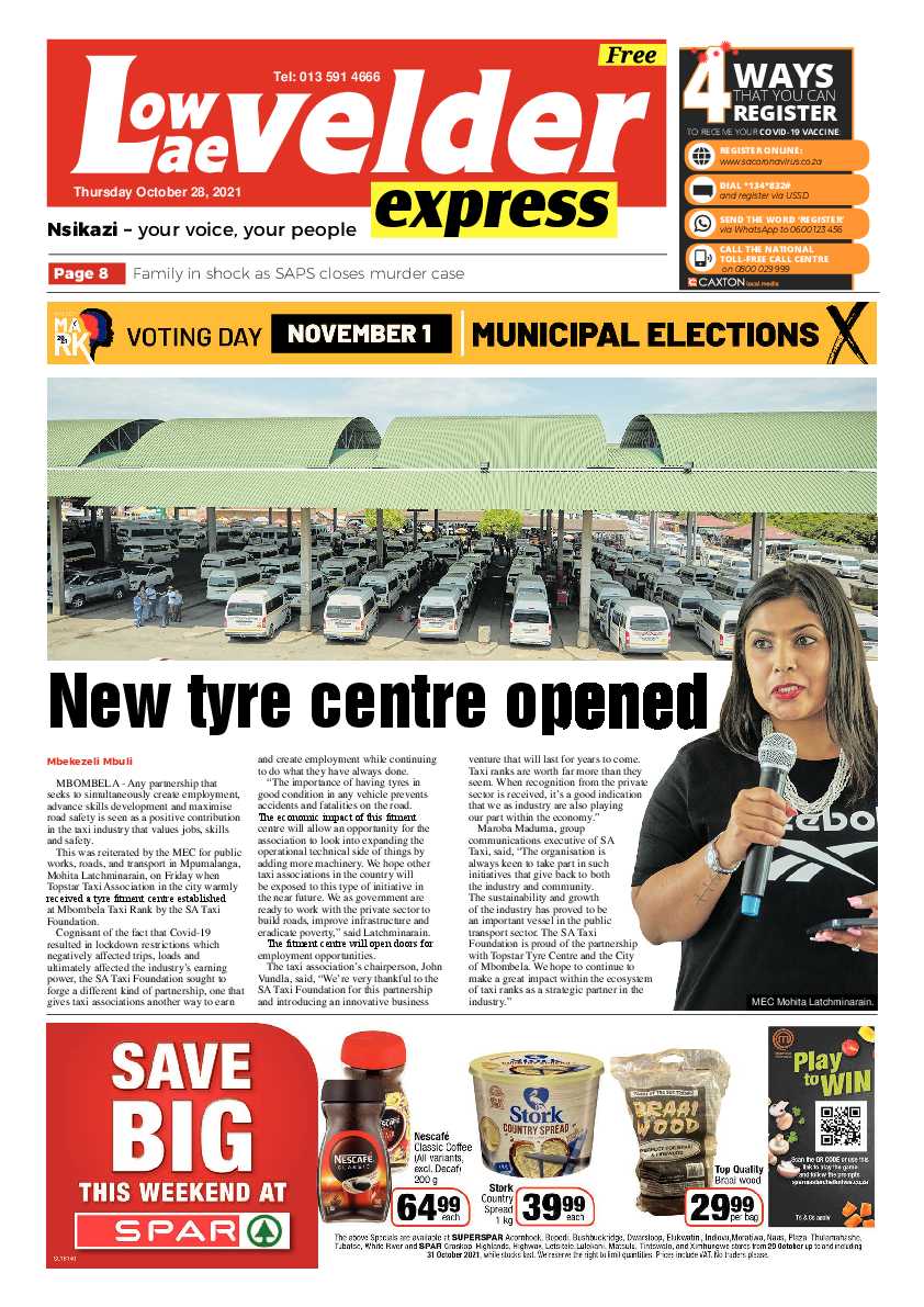 Lowvelder Express 28 October 2021 page 3