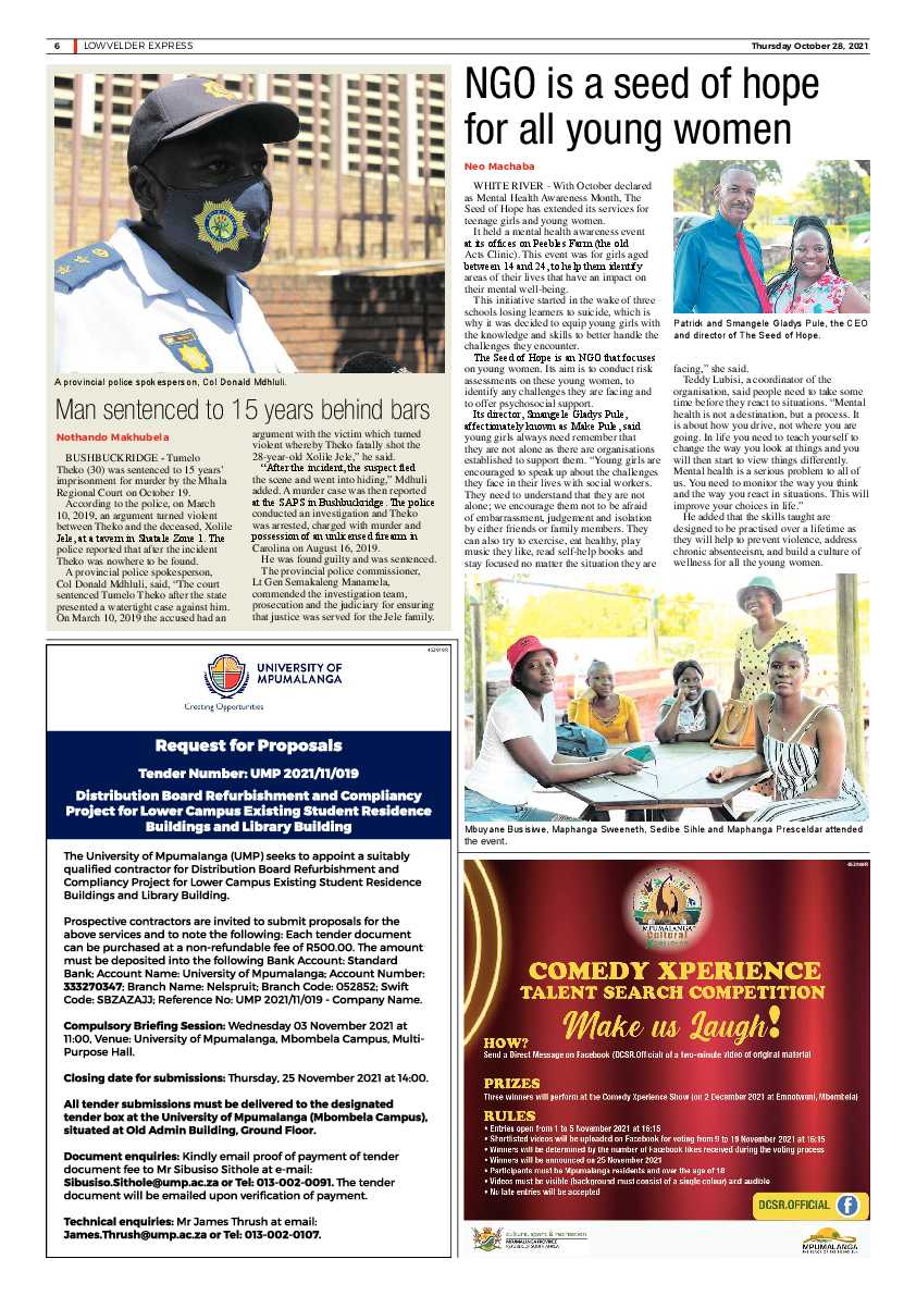 Lowvelder Express 28 October 2021 page 8