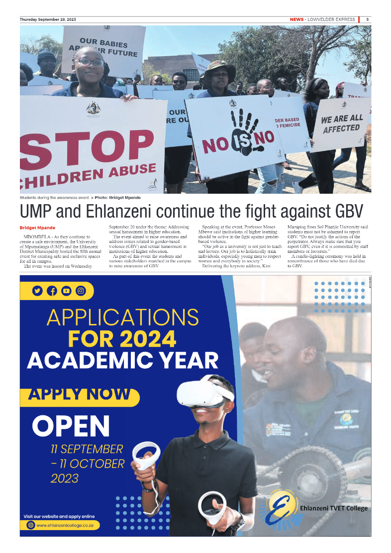 Lowvelder Express 28 September 2023 page 5