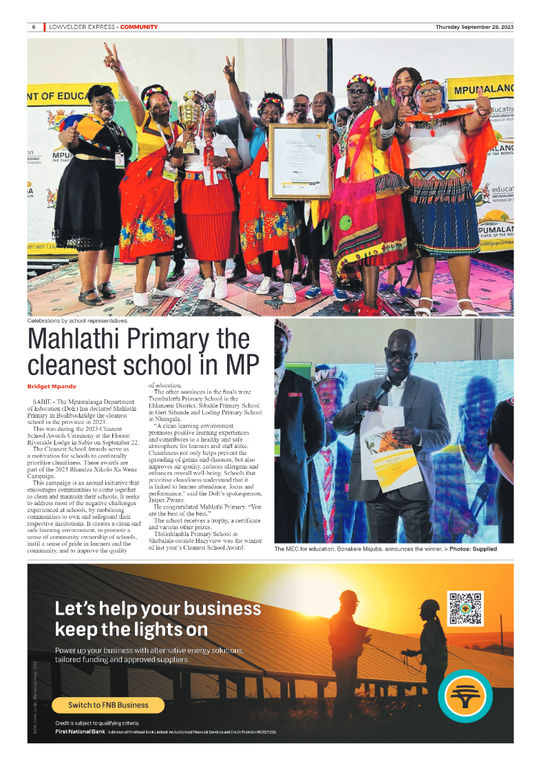 Lowvelder Express 28 September 2023 page 6