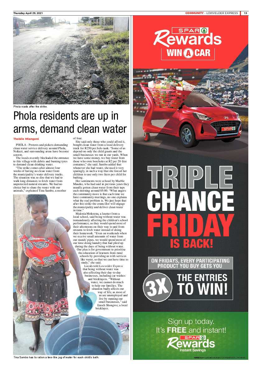 Lowvelder Express 29 April 2021 page 13