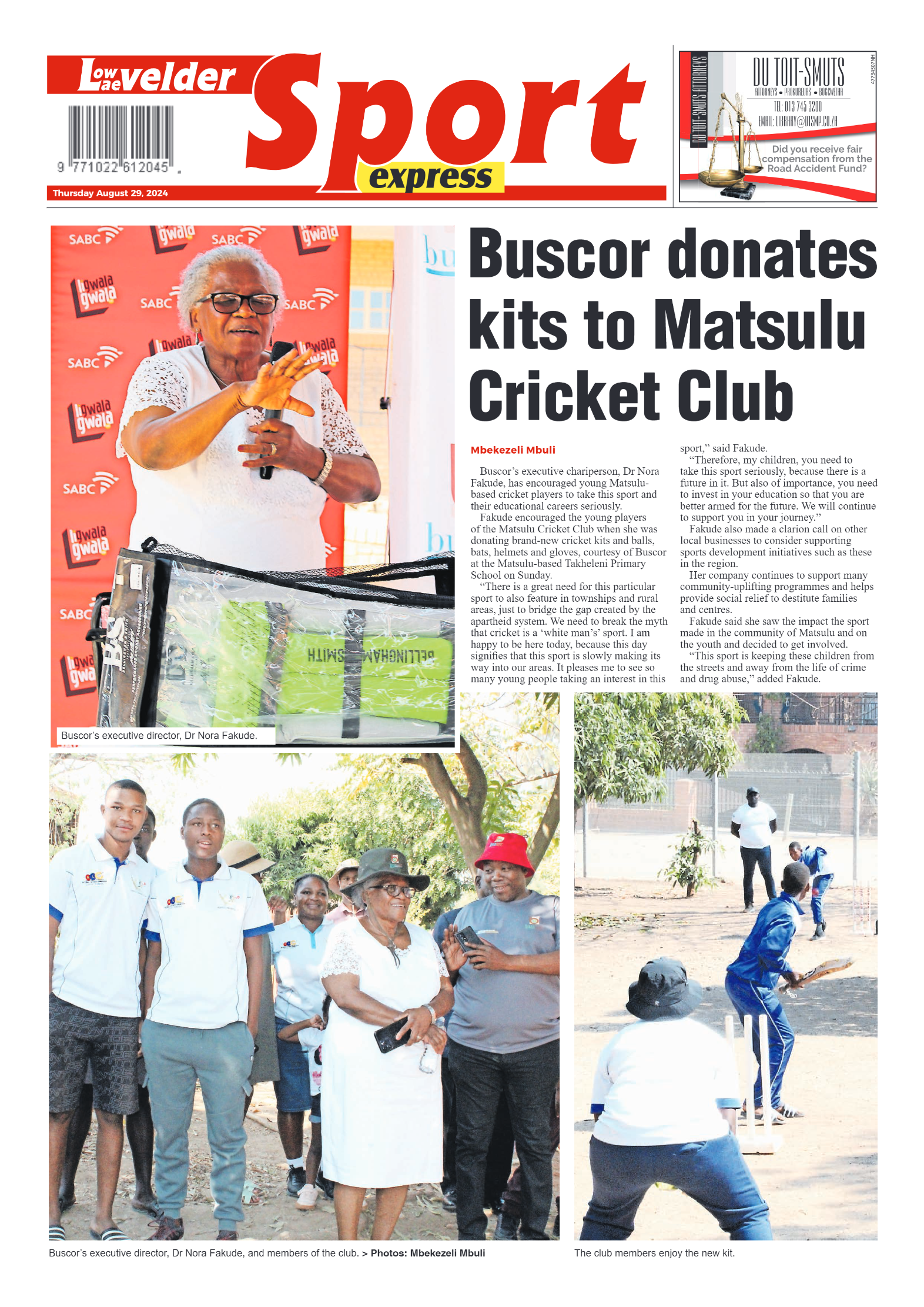 Lowvelder Express 29 August 2024 page 20