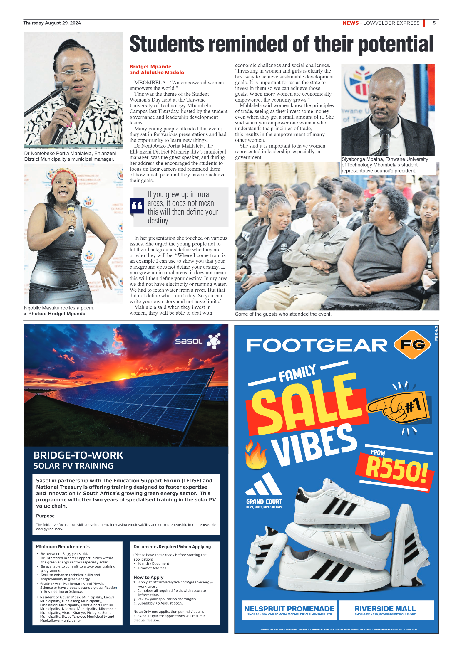 Lowvelder Express 29 August 2024 page 5