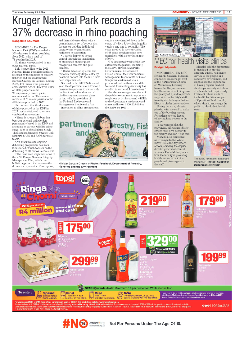 Lowvelder Express 29 February 2024 page 13
