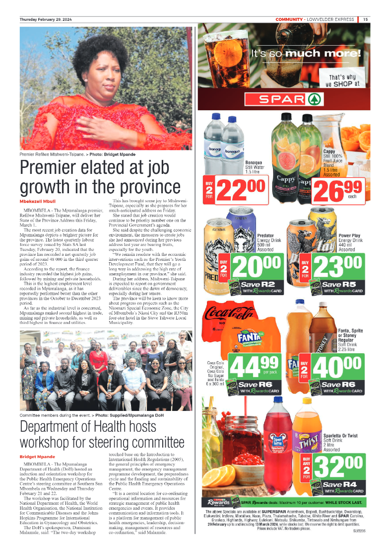 Lowvelder Express 29 February 2024 page 15