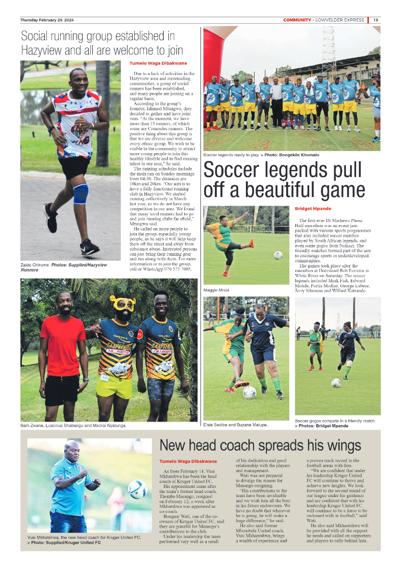 Lowvelder Express 29 February 2024 page 19