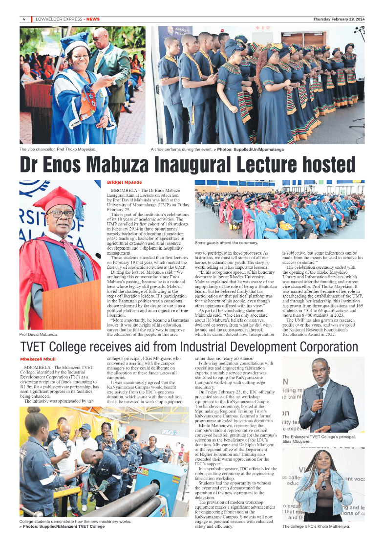 Lowvelder Express 29 February 2024 page 4