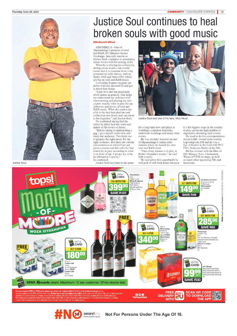 Lowvelder Express 29 June 2023 page 13