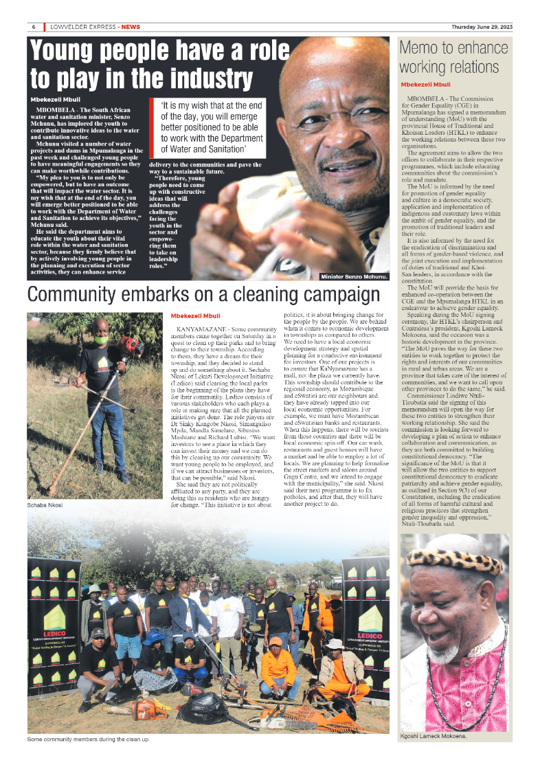 Lowvelder Express 29 June 2023 page 6