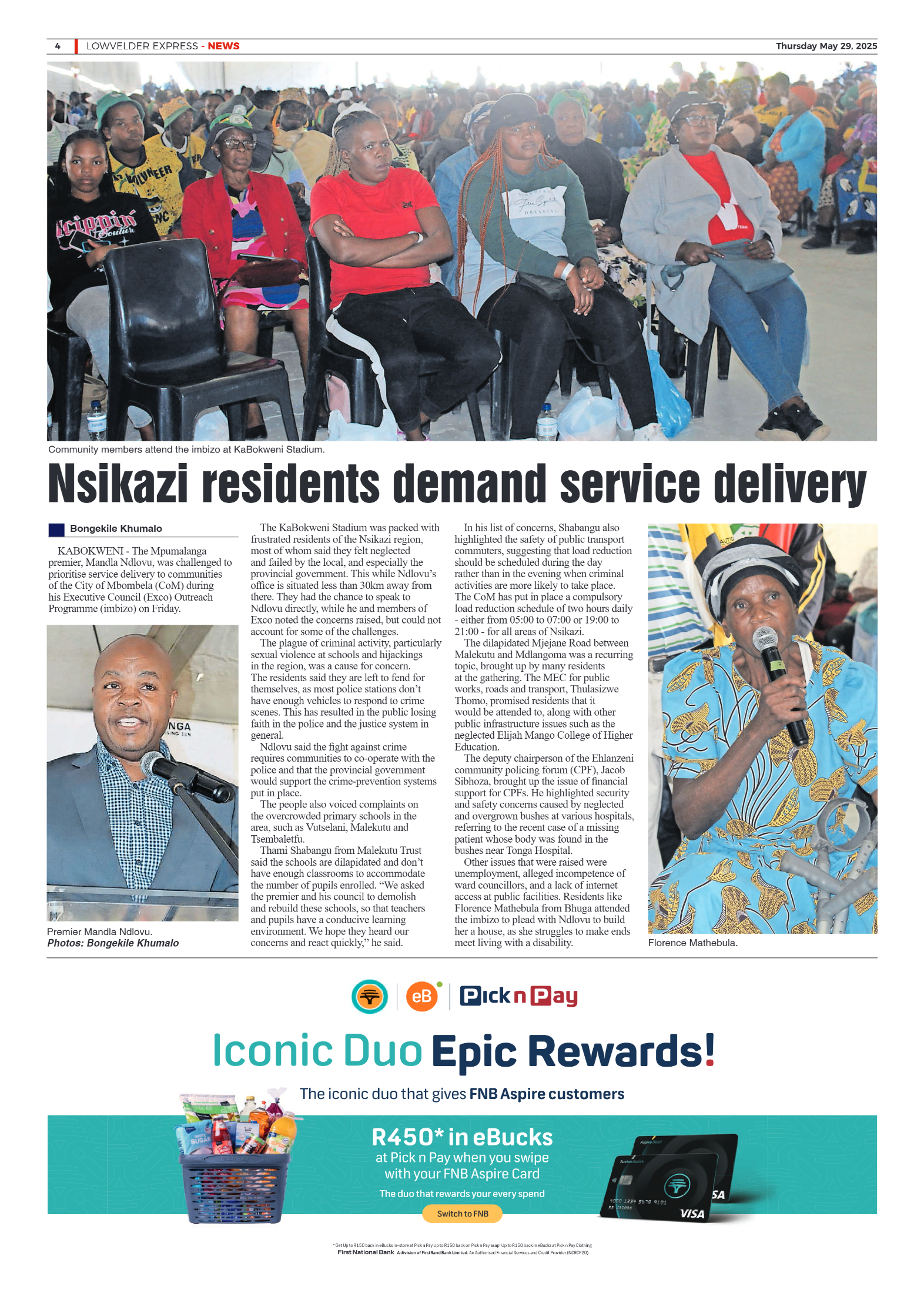 Lowvelder Express 29 May 2025 page 4