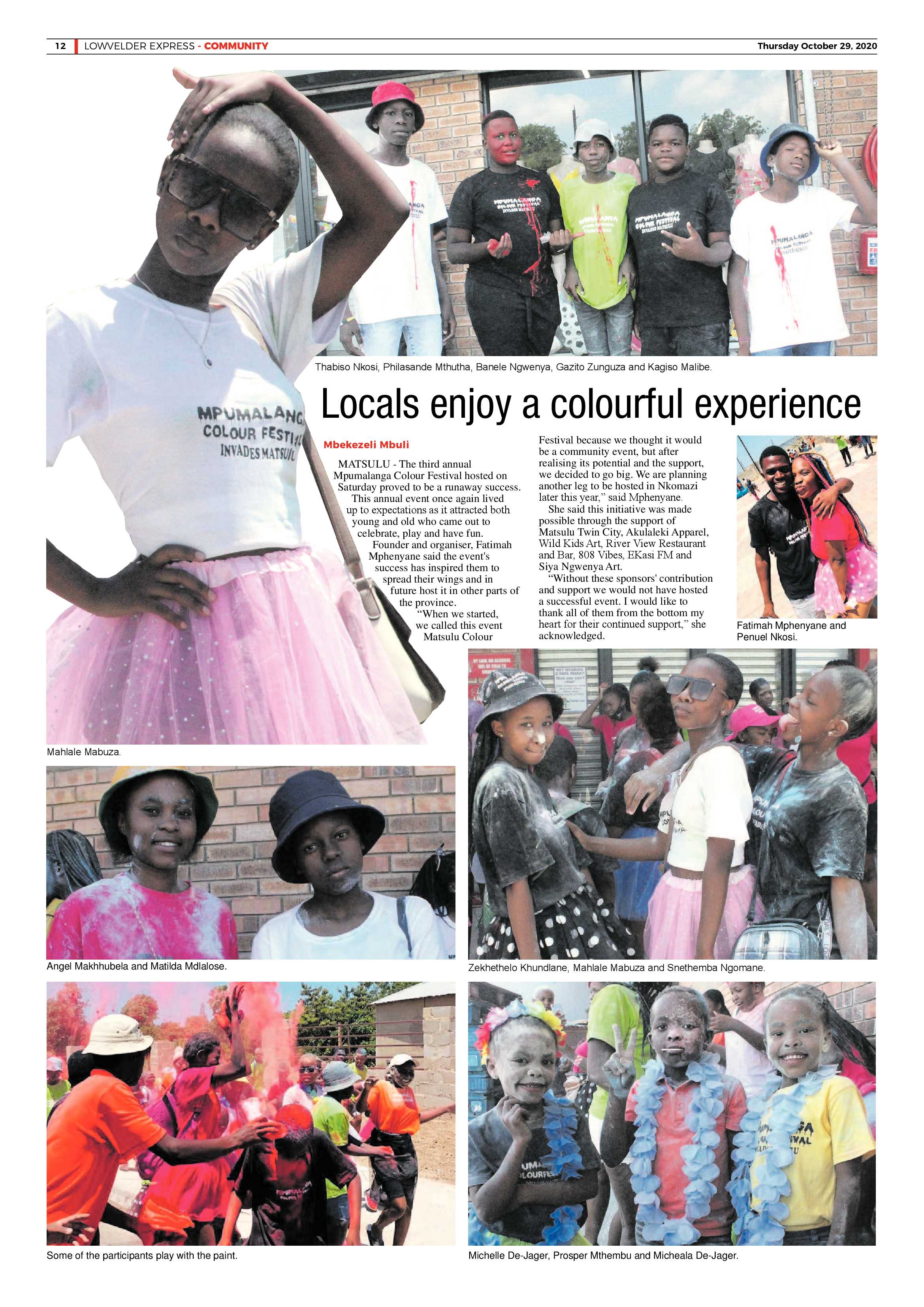 Lowvelder Express 29 October 2020 page 12