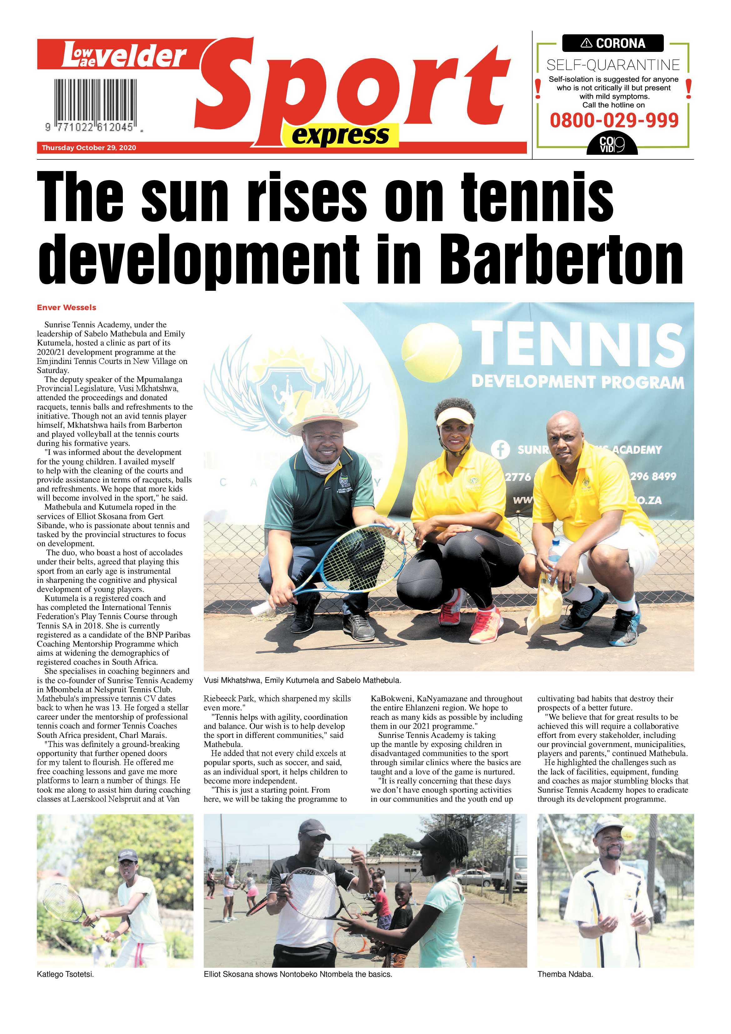 Lowvelder Express 29 October 2020 page 16