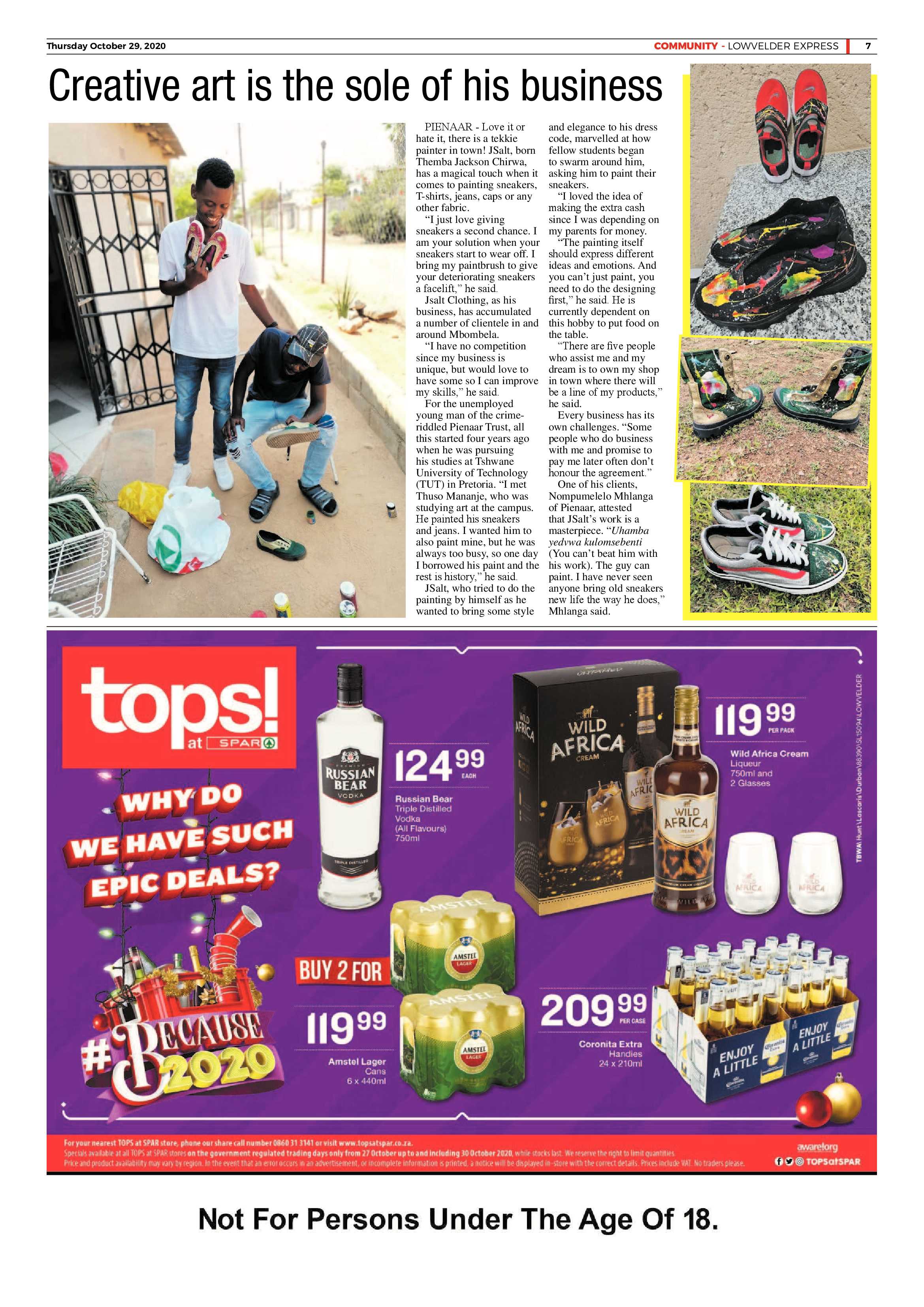 Lowvelder Express 29 October 2020 page 7