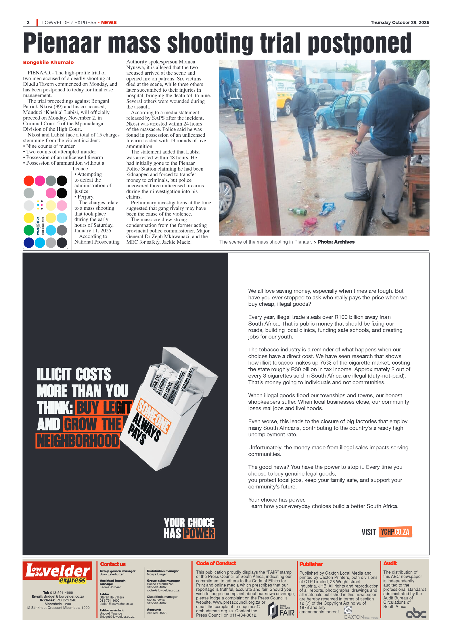 Lowvelder Express 29 October 2026 page 2