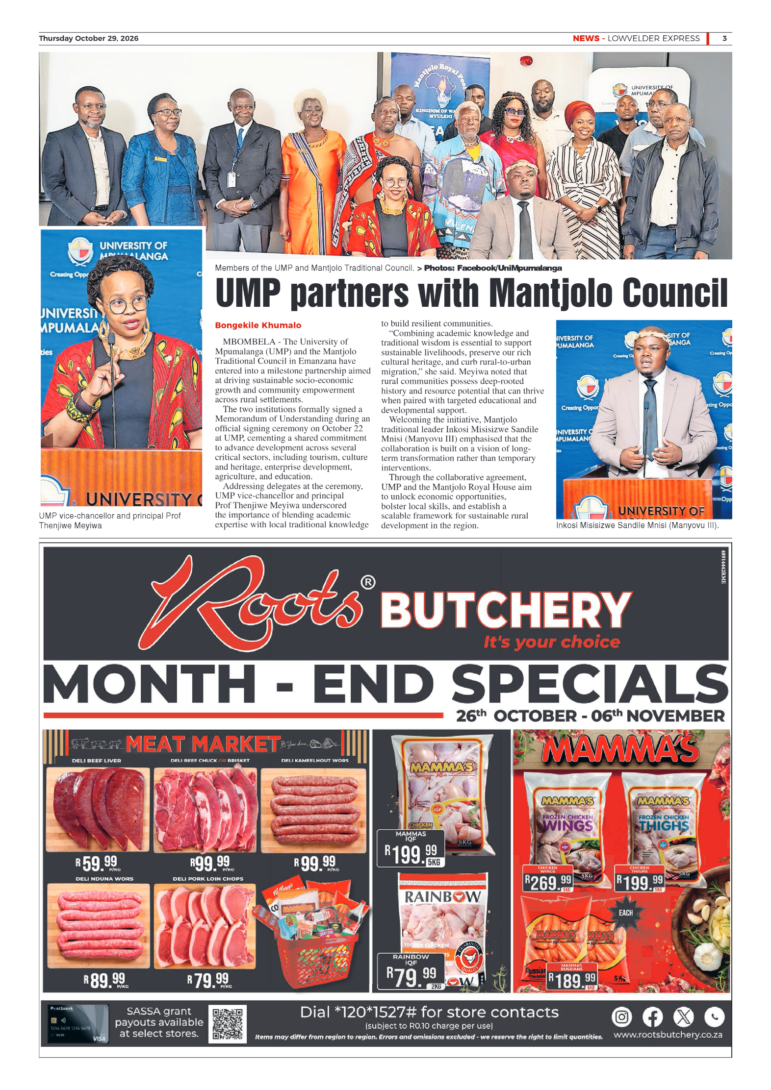 Lowvelder Express 29 October 2026 page 3