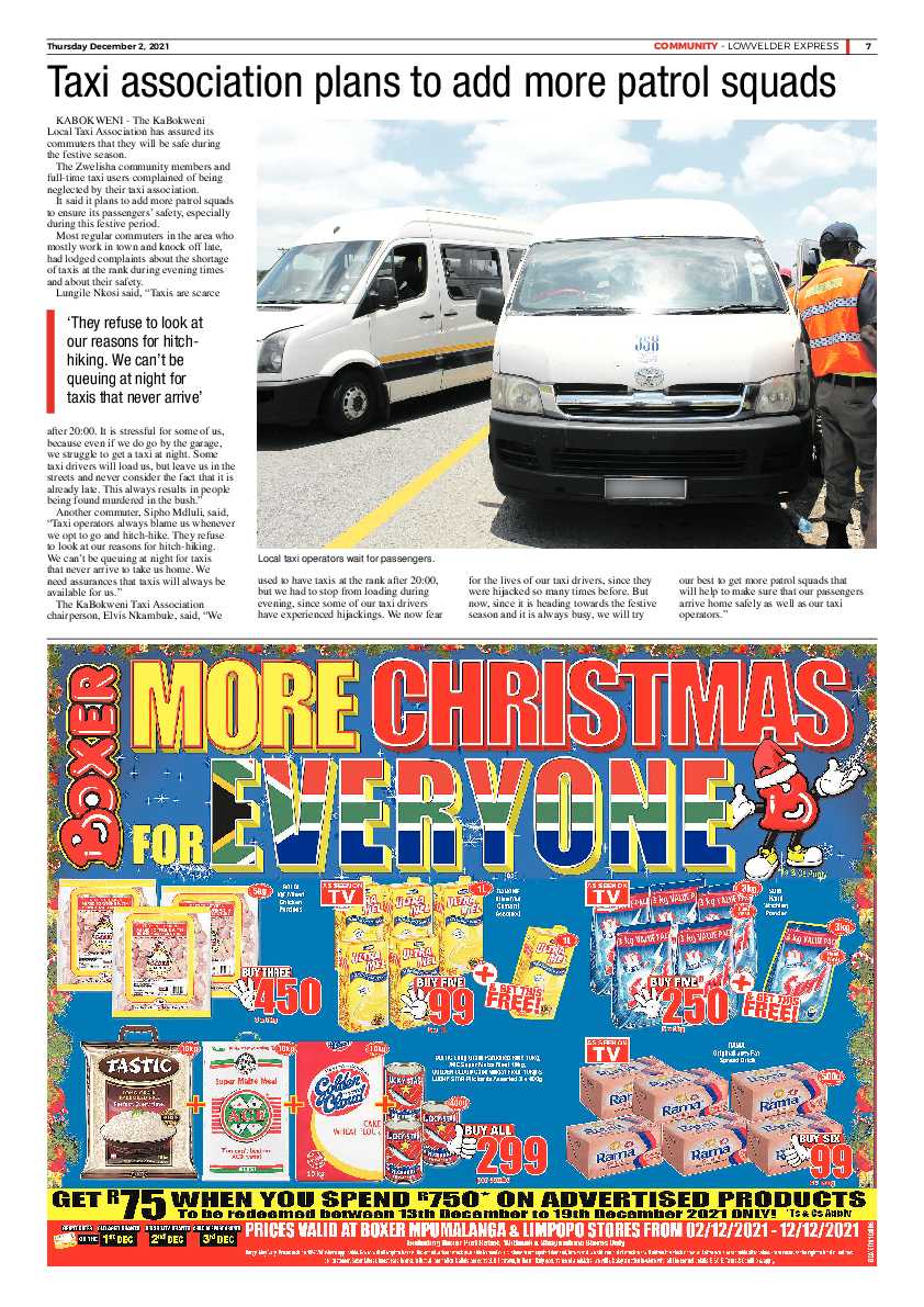 Lowvelder Express 2 December 2021 page 7