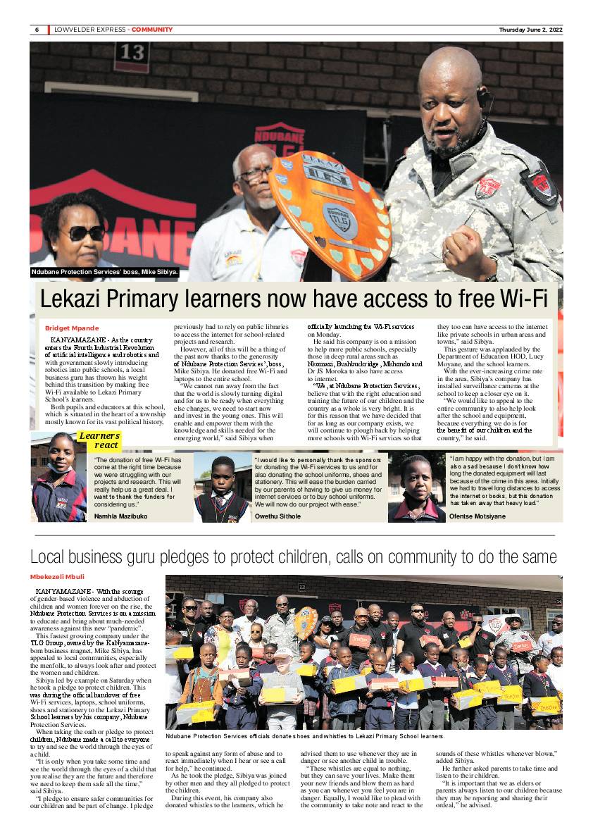 Lowvelder Express 2 June 2022 page 6
