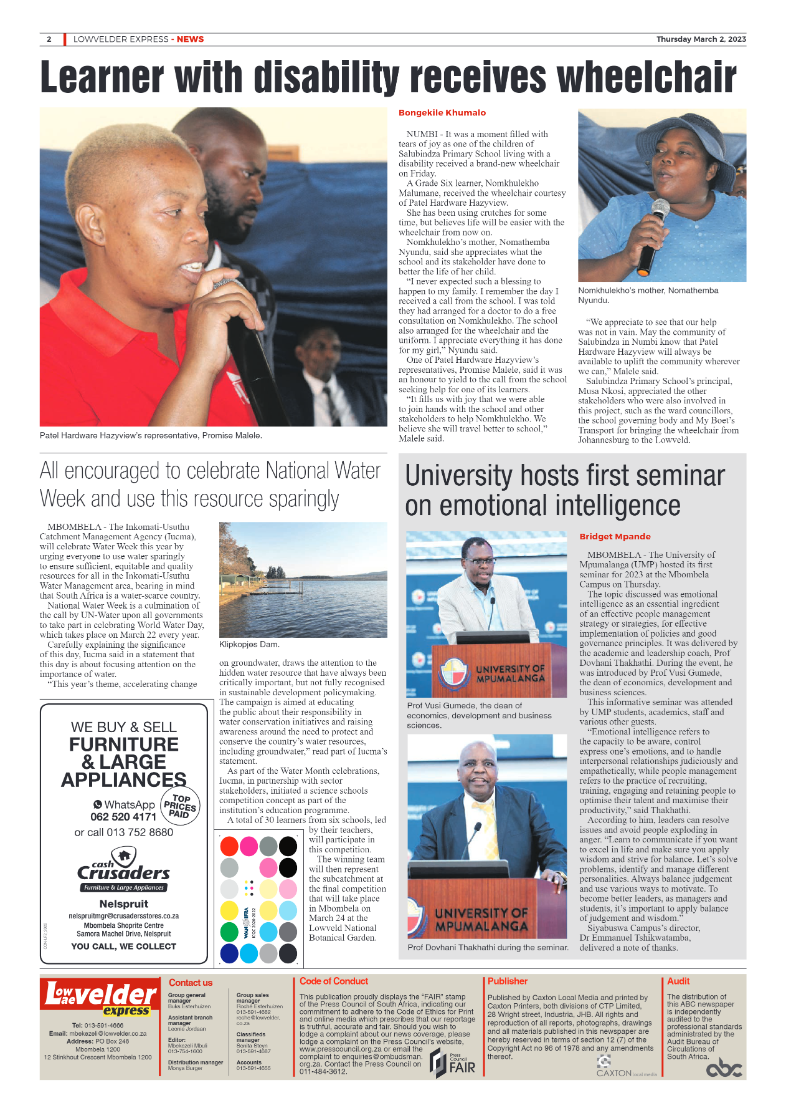 Lowvelder Express 2 March 2023 page 2