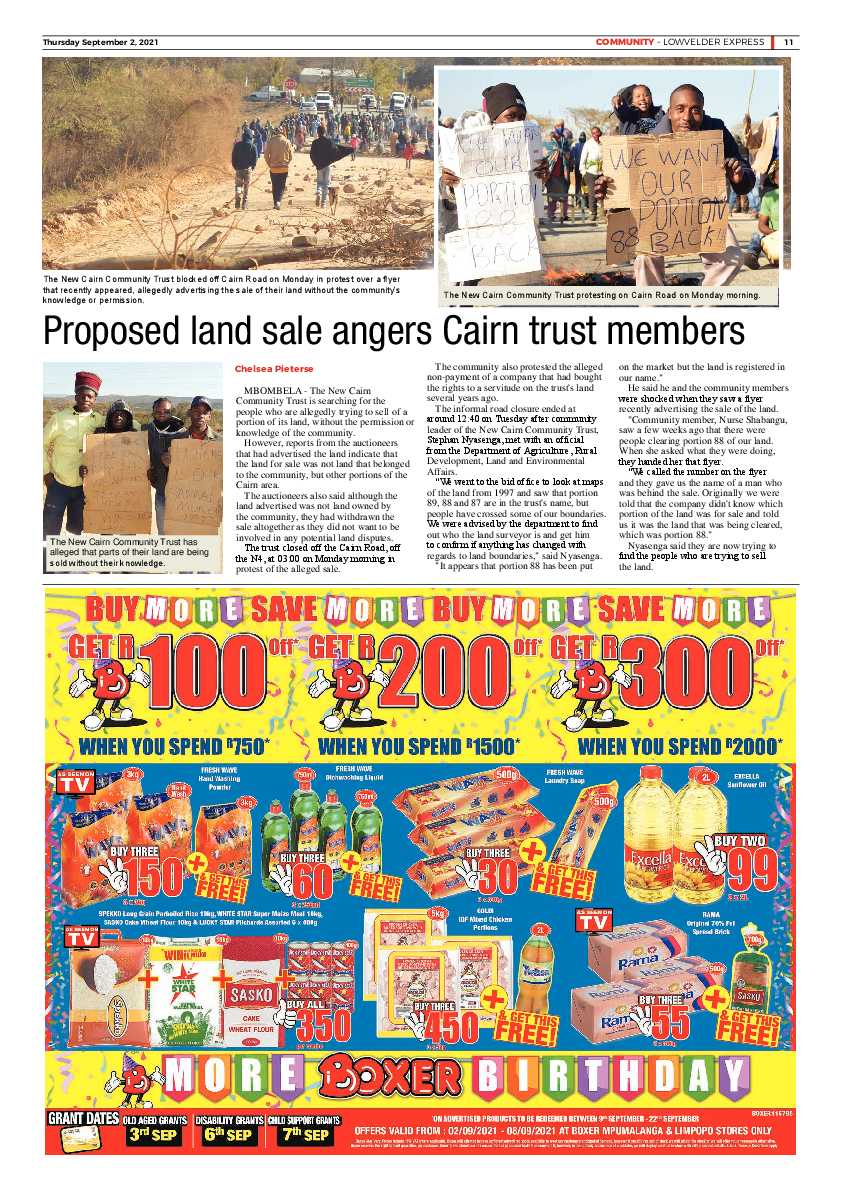 Lowvelder Express 2 September 2021 page 11