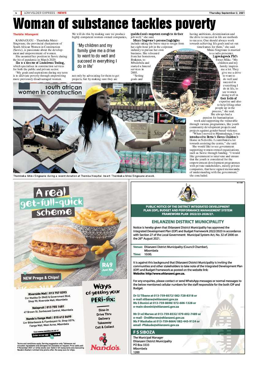 Lowvelder Express 2 September 2021 page 4