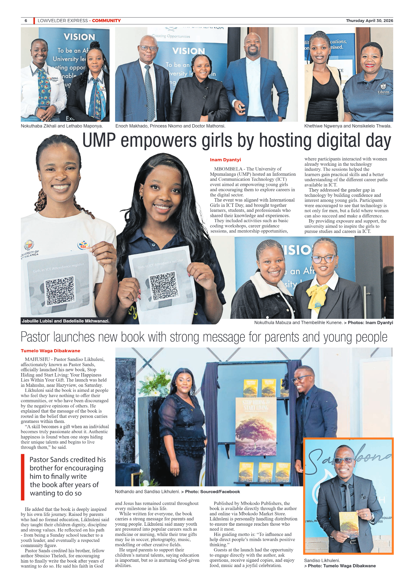 Lowvelder Express 30 April 2026 page 6