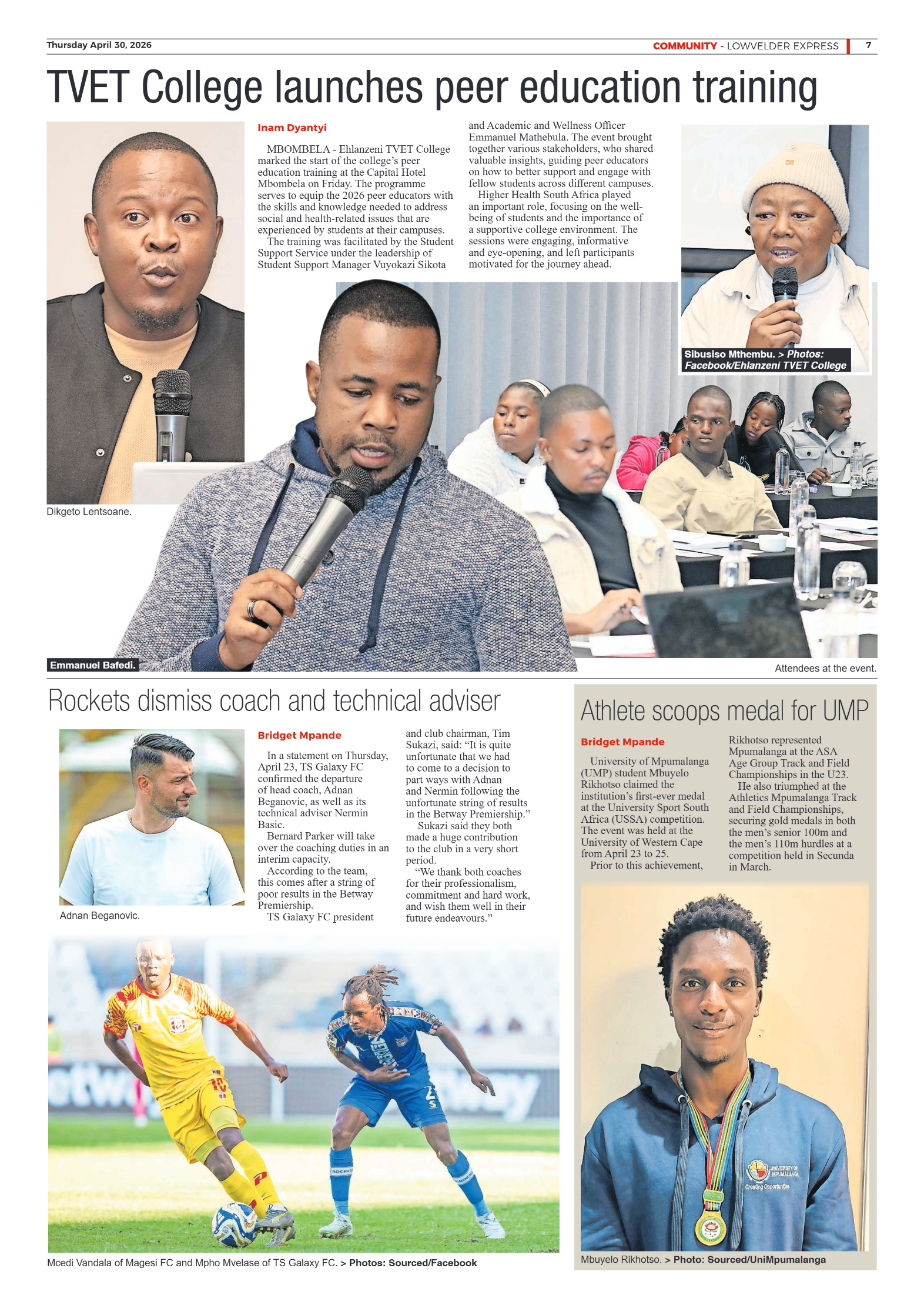 Lowvelder Express 30 April 2026 page 7