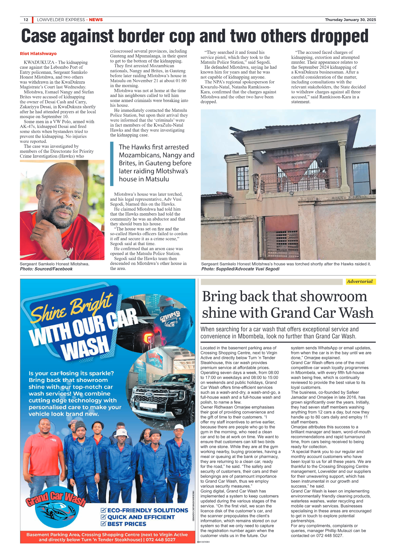 Lowvelder Express 30 January 2025 page 12