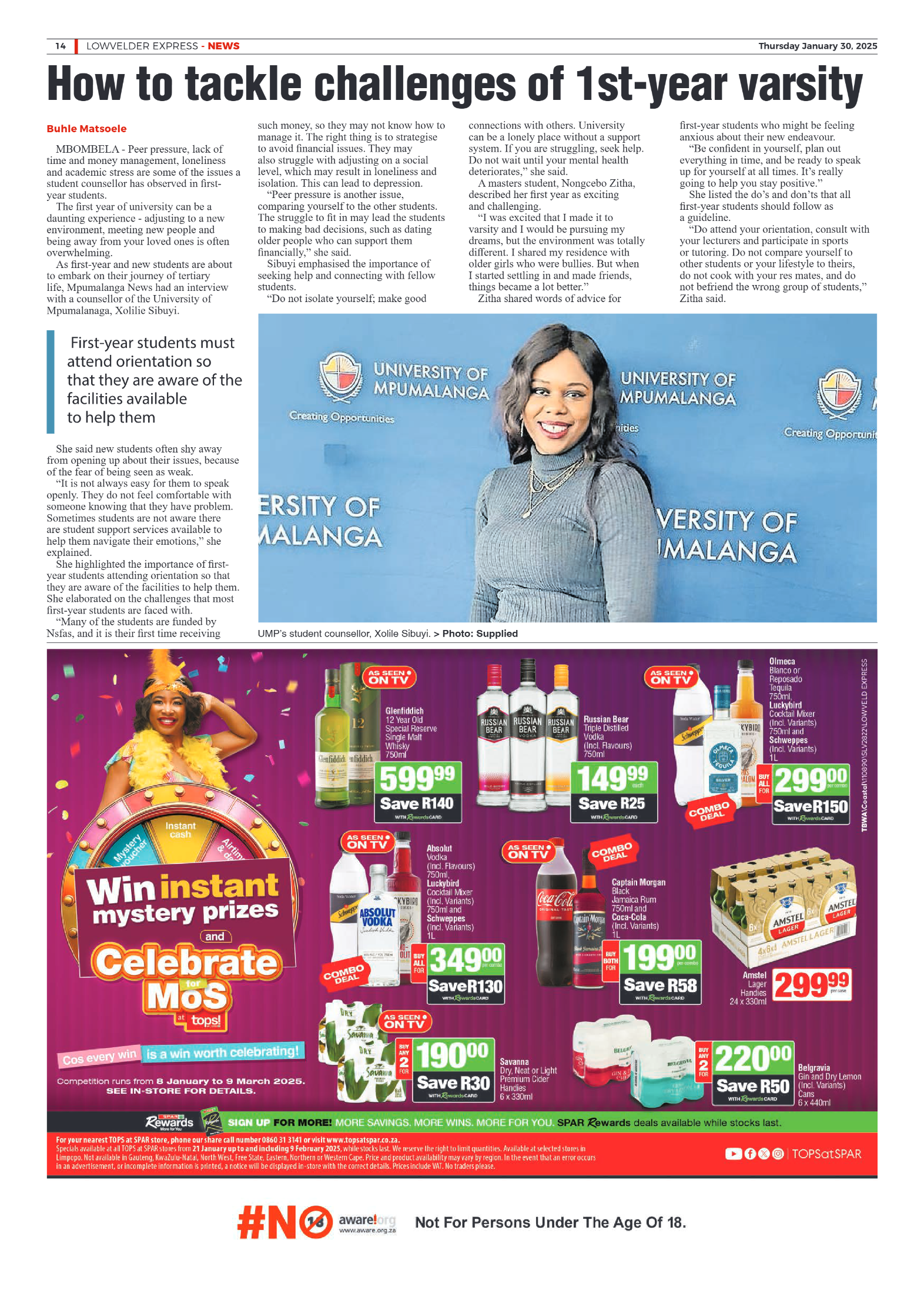 Lowvelder Express 30 January 2025 page 14