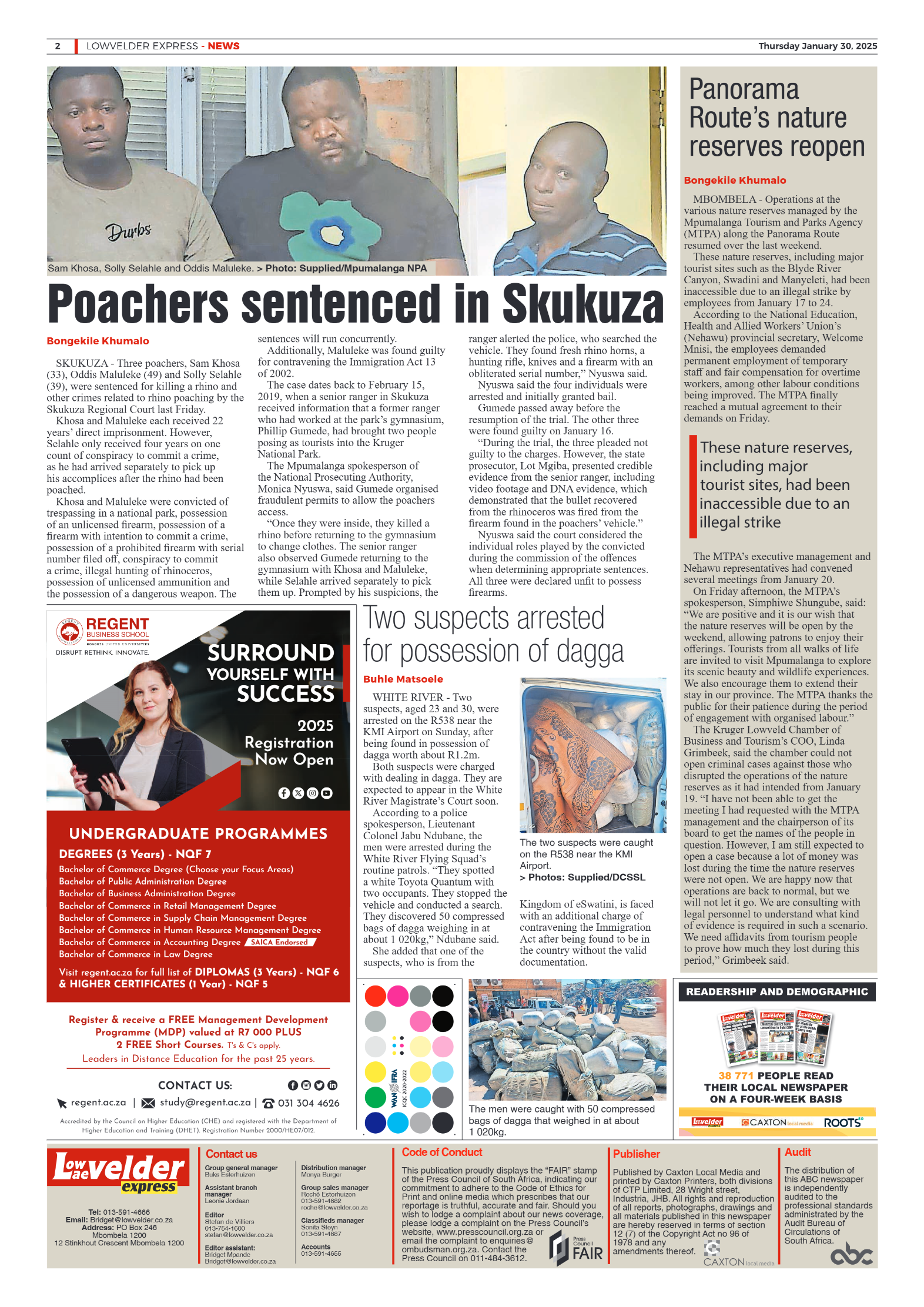 Lowvelder Express 30 January 2025 page 2