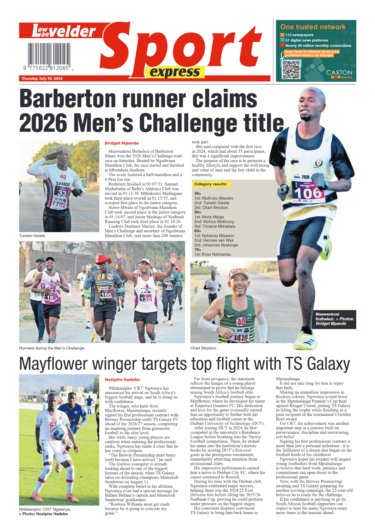 Lowvelder Express 30 July 2026 page 12