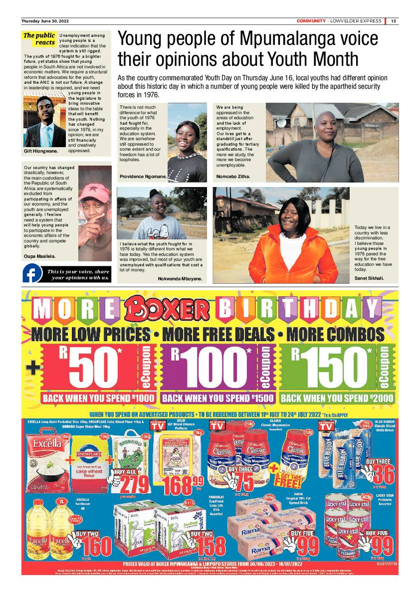 Lowvelder Express 30 June 2022 page 13