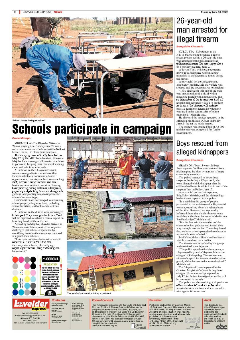 Lowvelder Express 30 June 2022 page 2