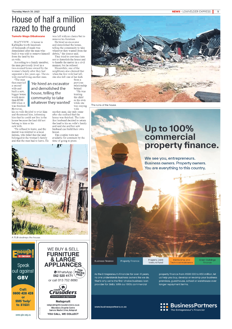 Lowvelder Express 30 March 2023 page 5