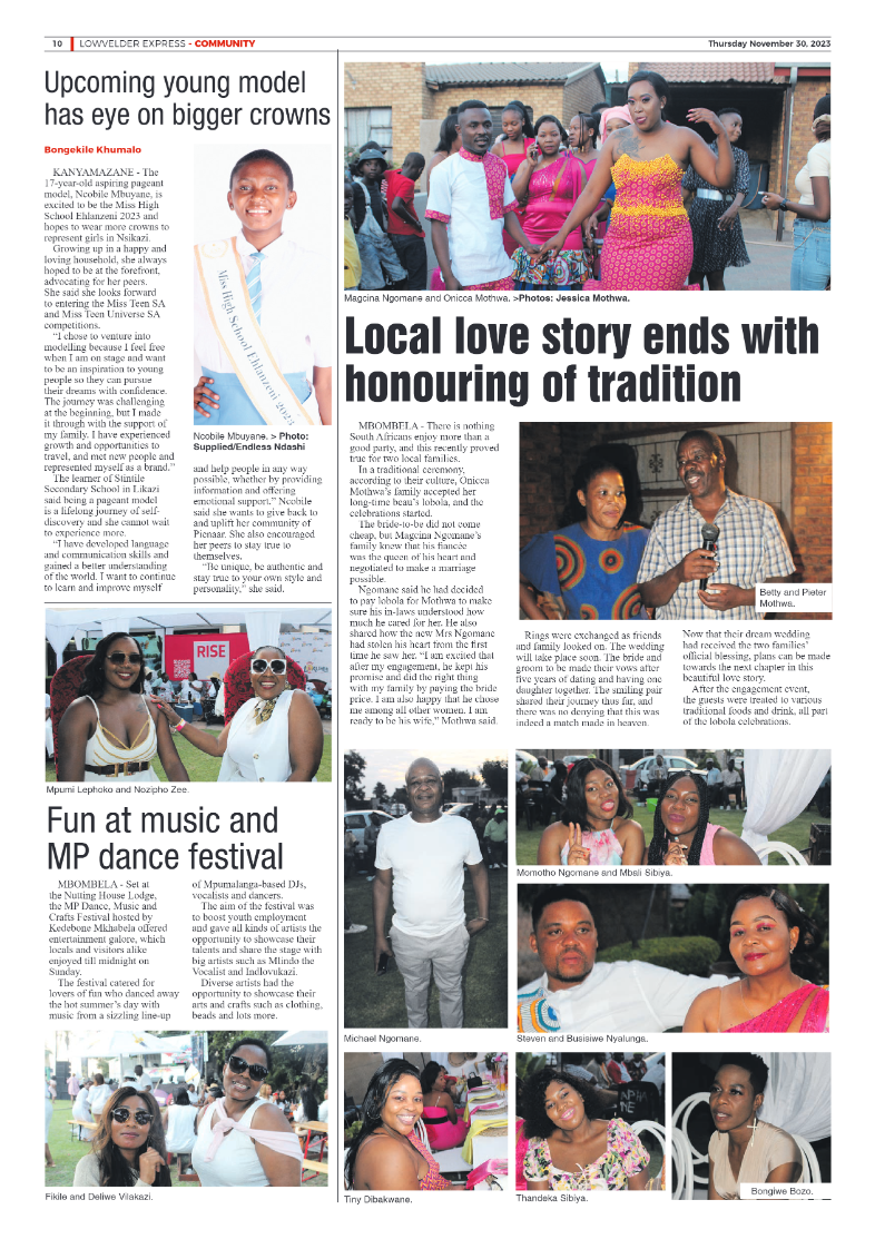 Lowveld Express 30 November 2023 page 10