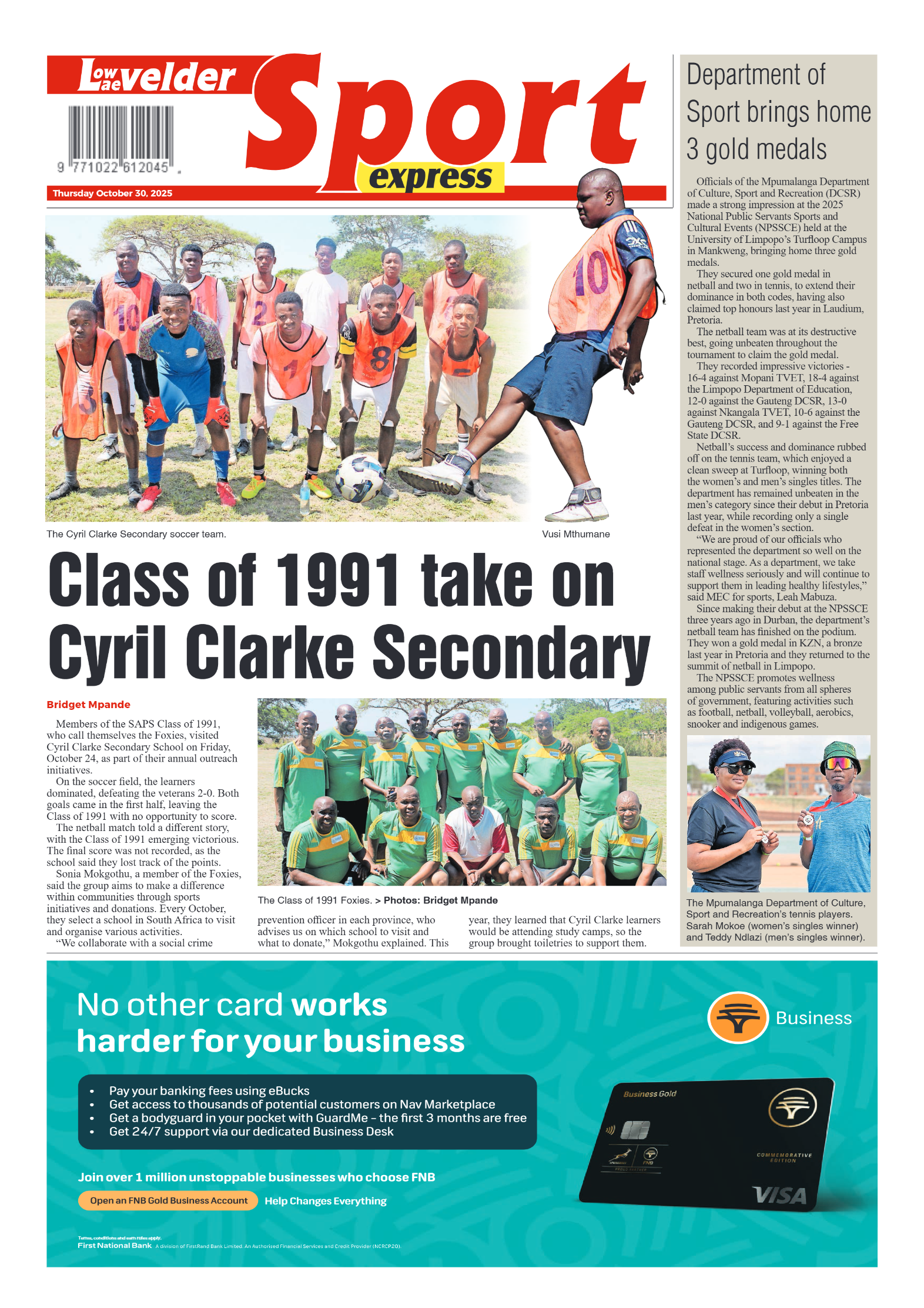 Lowvelder Express 30 October 2025 page 8