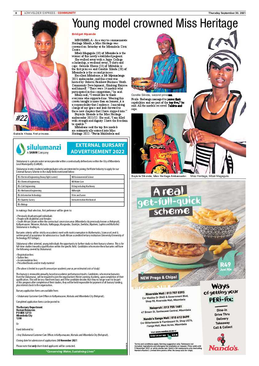 Lowvelder Express 30 September 2021 page 10