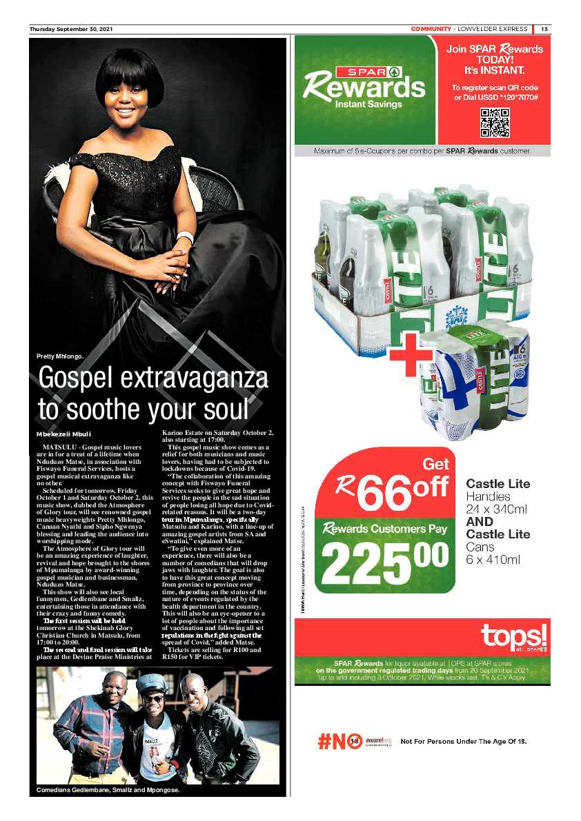 Lowvelder Express 30 September 2021 page 15