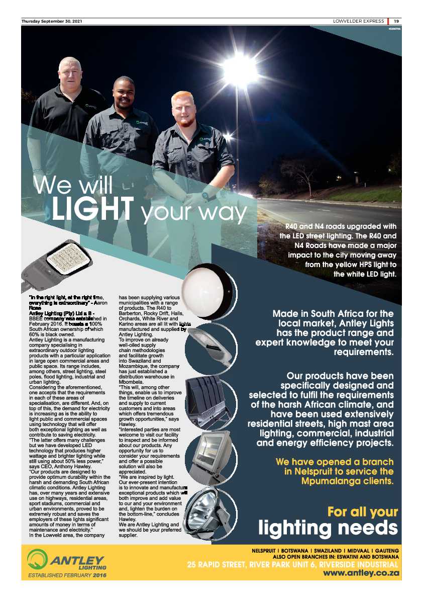 Lowvelder Express 30 September 2021 page 21