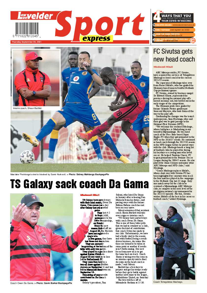 Lowvelder Express 30 September 2021 page 22