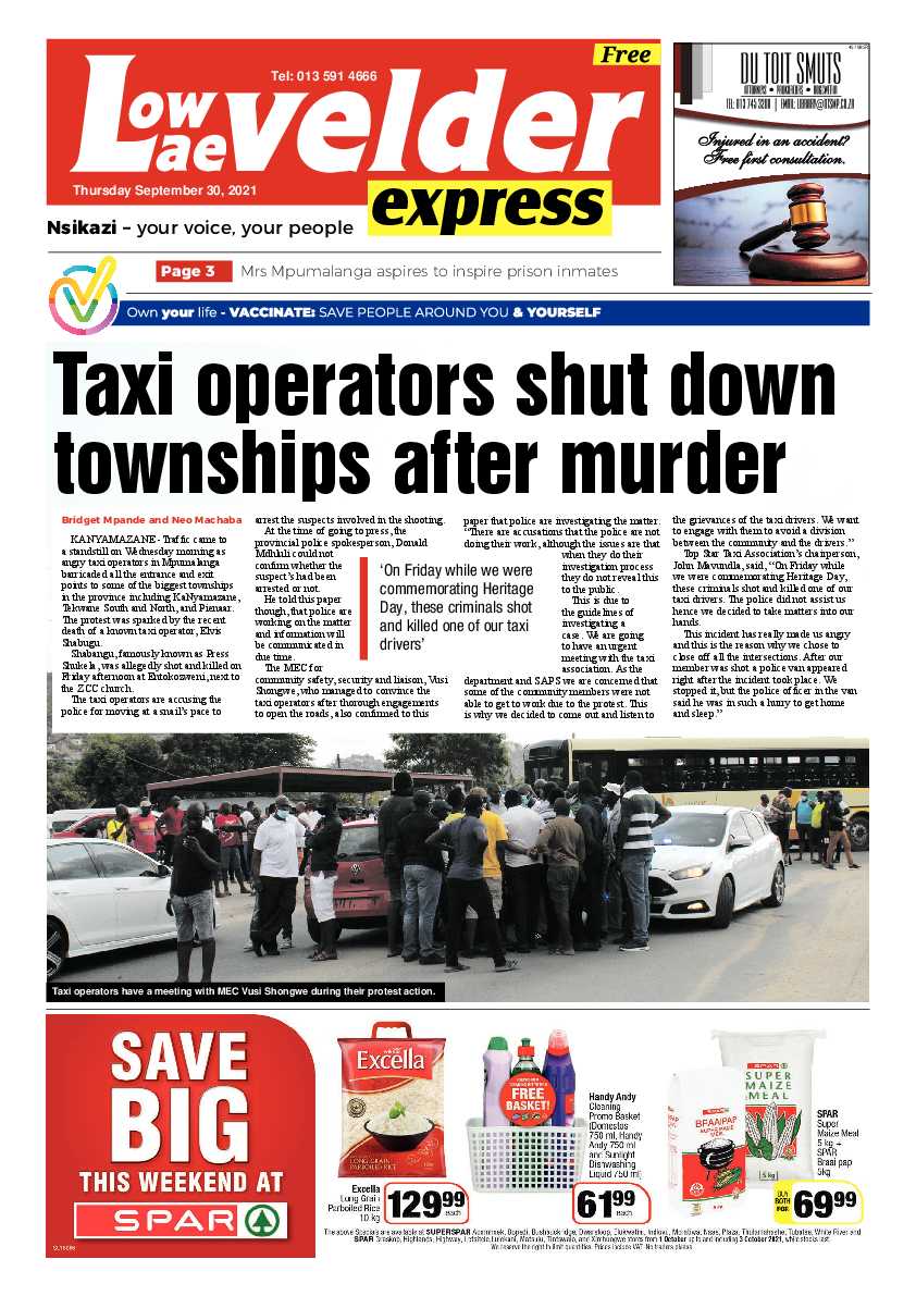 Lowvelder Express 30 September 2021 page 3