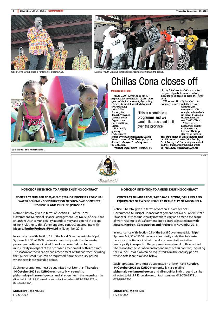 Lowvelder Express 30 September 2021 page 8