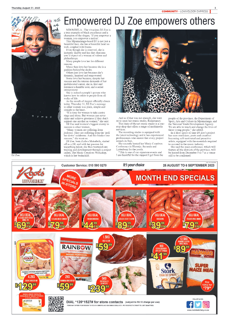 Lowvelder Express 31 August 2023 page 3