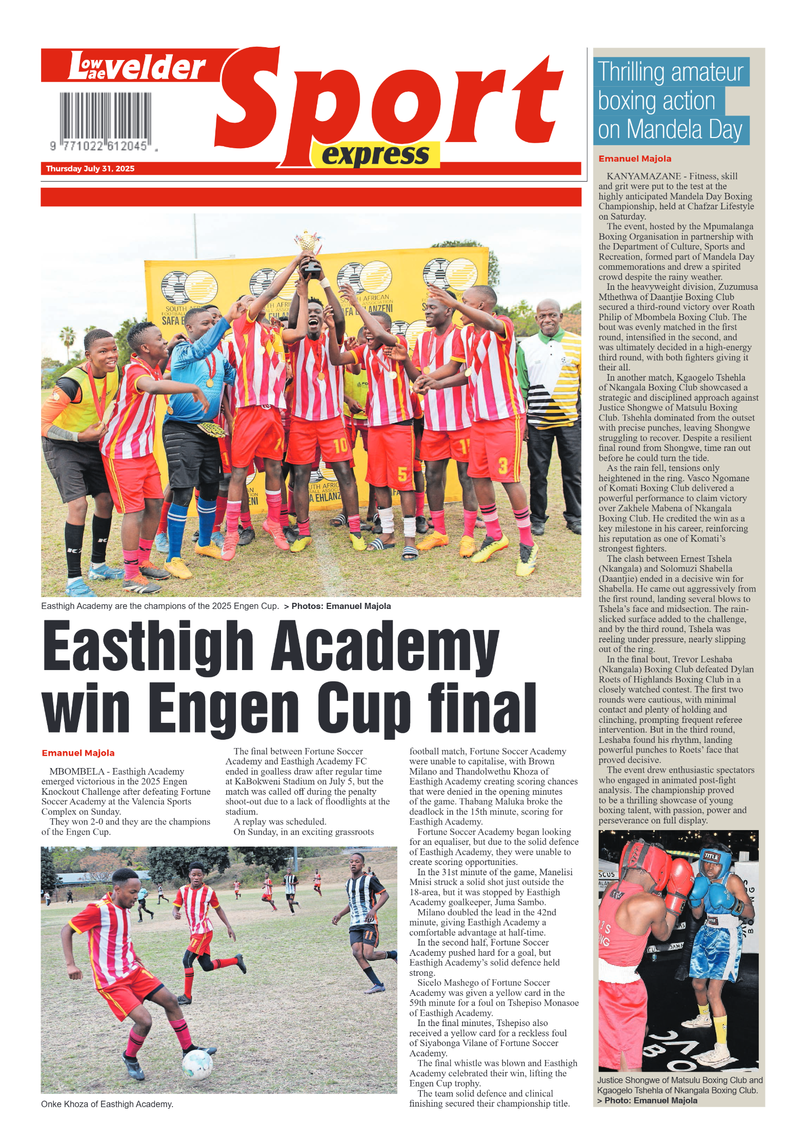 Lowvelder Express 31 July 2025 page 12